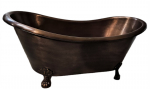 Vaskvann 160 &times; 72 &times; 80 cm &ndash; k&auml;sitsi sepistatud, l&auml;ikiv viimistlus COPPER ANTIQUE