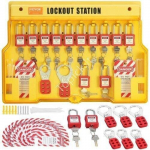 60 dalių Lockout/Tagout (LOTO) stotis