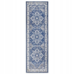 Villeroy & Boch 1869 Jehanne l&uuml;hikese karvaga jooksuvaip sinine/kreem 80x240