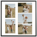 Must fotogalerii 50x50 cm, mahutab 5 fotot m&otilde;&otilde;tmetega 15x21 cm