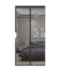 Ahydfsr magnetiline s&auml;&auml;sev&otilde;rk uksele, 90 &times; 210 cm, must