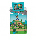 Minecraft &bdquo;Me saame sellega hakkama&ldquo; laste puuvillane voodipesukomplekt 140x200 cm
