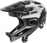 Laste jalgratturi kiiver Uvex React Jr Fullface, must/valge