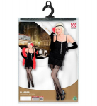 "FLAPPER" must - (kleit, sulgedega peapael)