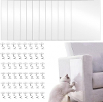 Isekleepuvad kaitsekiled kasside kriimustuste vastu n&otilde;eltega, l&auml;bipaistvad, 12 tk.