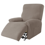4tk/komplekt Veniv Jacquard Diivanikaitse Elastse All&auml;&auml;rega ja K&uuml;ljetaskuga, chaki 1