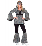 "70ndate diskostiil - h&otilde;bedased lained" (T-s&auml;rk, p&uuml;ksid, peapael)