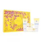 Kingikomplekt Versace Yellow Diamond EDT 90 ml + kehakreem + du&scaron;igeel + miniatuur