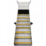 Sluice Box, 127x23x6.5 cm, Alumiinium, Kokkupandav
