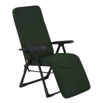 Kokkupandav aiatool Patio Modena Kwadrat Plus Black Edition rohelise istmepadja ja terasraamiga