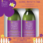 Laste juuste ja keha hoolduskomplekt Little Green Cleanse Protect'n Tame &otilde;rn 2-&uuml;hes pesuvahend + pusade lahtiharutamise sprei