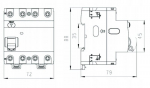 Noark 4p 40a 100ma 3f Rcd Switch Ac