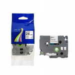 Brother Tze-251 etikettide lint, 24 mm x 8 m, valge musta kirjaga