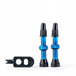 Trezado Tubeless Presta klapid, sinine, 2 tk.