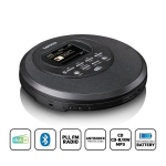 Lenco CD-500BK - Bluetoothi ja DAB+/FM raadioga Discman