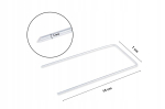 Tsingitud agrotekstiil ja agrokile kinnitusnaelad, 3mm, 70x150x150 mm