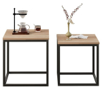 Kohvilauake / pink &ndash; 2-in-1 lauakomplekt &ndash; loft industrial &ndash; hele pruun &ndash; 50 cm &ndash; elegantne