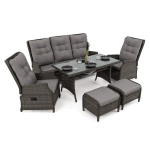 Laiendatav v&auml;lim&ouml;&ouml;bli komplekt MARBELLA|Tehnorattan|Hall|Padjad hallid 01