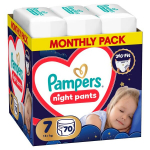 Pampers Night Pants P&uuml;ksm&auml;hkmed, Suurus 7, 70 tk
