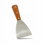 Grillilabidas BonFeu &ndash; ergonoomiline puidust k&auml;epide, roostevabast terasest tera, mitmeotstarbeline kaabits