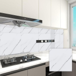Iseliimuvad valge marmori mustriga PVC paneelid plaadikleebised 30x30 cm 20 tk 1,8 m&sup2;