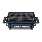 Keraamiline grill Kamado Bono Hibachi Evo Square, sinine