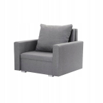 Tugitoolvoodi MONDO MONDO helehall kangas, magamisfunktsioon, modernne stiil