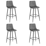 Baaripukk Pozza, tumehall samet, mustad jalad