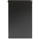 Pakiautomaat, 39.1x26.9x52.1 cm, must, tsingitud teras