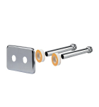 Topeltseinaline &uuml;henduskomplekt 1/2", d16, L-120 mm (s&uuml;vistus 50 mm), kroomitud