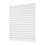 Liistseinapaneel, 1230x1235x20 mm, valge, PVC hoiustamine