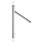 Kassiluuk, 81.3x38.8x4 cm, valge, alumiiniumraam