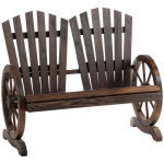 Aiapink k&auml;etugedega 108x66x95 cm, puit, tumepruun