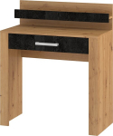 Tualettlaud Meblocross Viki VIK-15 Artisan tamm/Must betoon MDF, Klassikaline stiil