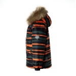 Huppa Poiste talvejope MARINEL, bright orange pattern