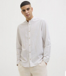 Jack & Jones meeste triiks&auml;rk 12269319*01, valge/beež 5715672101737