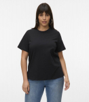 Vero Moda Curve naiste T-s&auml;rk 10333046*02, must 5715724094918