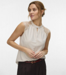 Vero Moda naiste top 10226072*07, beež 5715732687096
