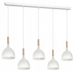 Rippvalgusti Noak Wood valge/pruun, 5x27, kaasaegne