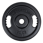 Malmist kaal Insportline Castblack Ol 20 kg, 50 mm