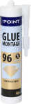 Liim Glue Montage POINT 96, l&auml;bipaistev, 280 ml