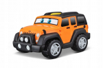 Bburago Jeep Wrangler heli ja jooksuga, oranž, 12m+