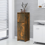 vidaXL raamatukapp, suitsutatud tamm, 30 x 30 x 95 cm, tehispuit