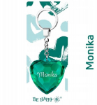 Isikup&auml;rastatud nimega s&uuml;damekujuline v&otilde;tmehoidja