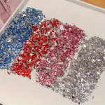 Kristallvaigust Dekoratiivkivide Komplekt K&uuml;&uuml;nte Kunstile, 6#champagne 450PCS