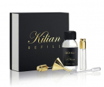 Parf&uuml;&uuml;mvesi By Kilian Musk Oud EDP unisex 50 ml, t&auml;itekomplekt