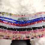 Labradoriidi helmed, 2MM*2MM Lapis Lazuli【1strand 15inch】