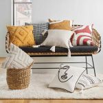 Dekoratiivne punane padjakate 40x40 cm