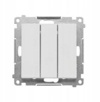 Simon 55 Switch kolmik 10 Ax, 250 V~, kiir&uuml;hendus, helehall
