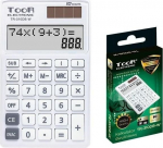 Toor Tr-310db-w kaherealine kalkulaator, 10 asendit